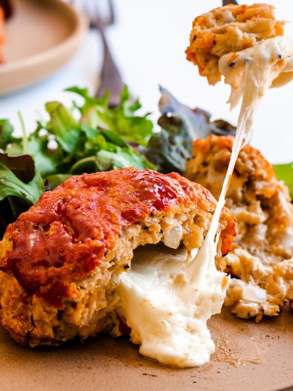 cheesy turkey meatloaf balls