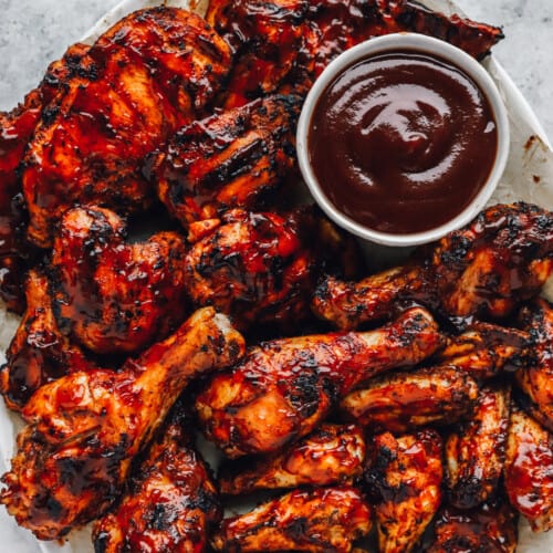 grilled bbq chicken wings