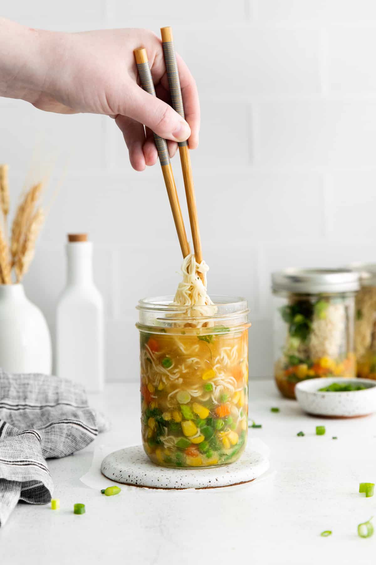 Mason Jar Soups (15 minute Meal Prep, No-Cook Soups)