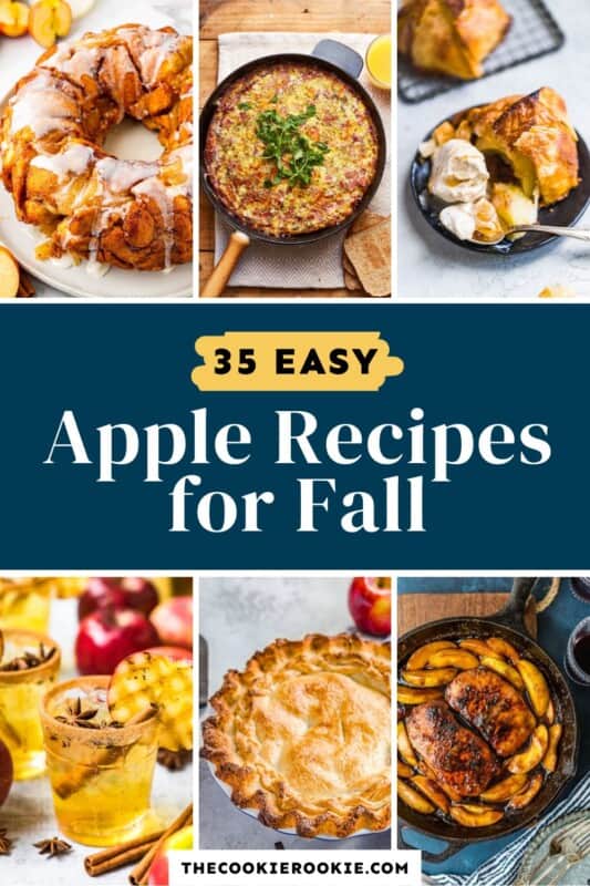 35+ Apples Recipes for Fall (Sweet & Savory) - The Cookie Rookie®