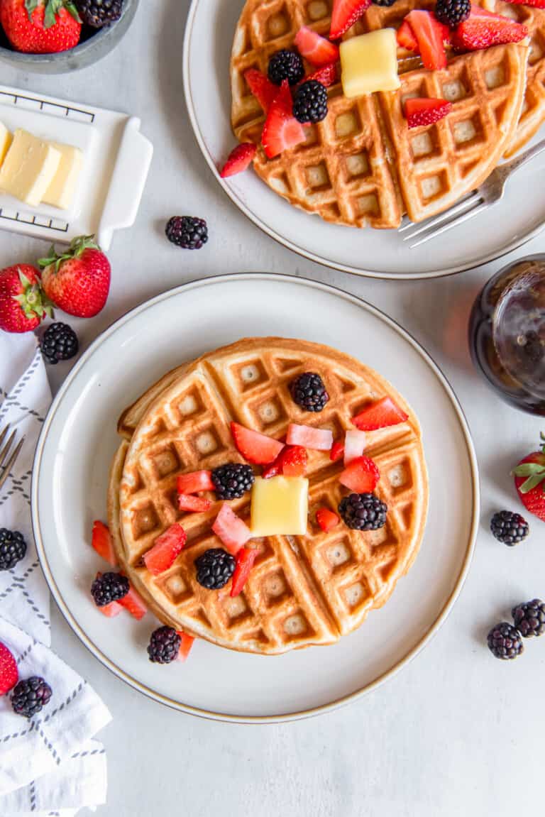 Belgian Waffles Recipe - The Cookie Rookie®