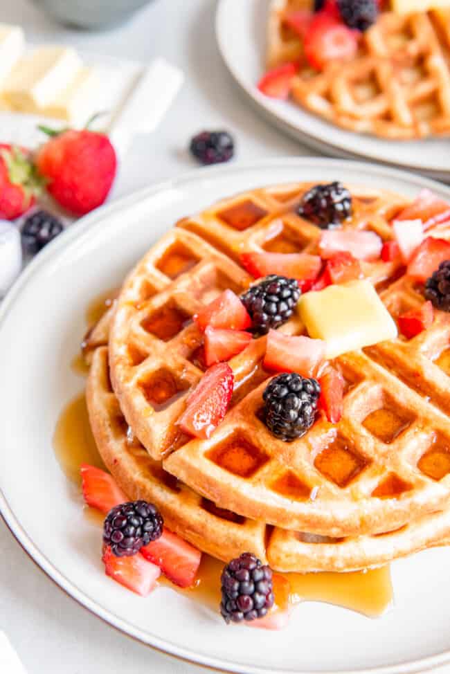 Belgian Waffles Recipe - The Cookie Rookie®