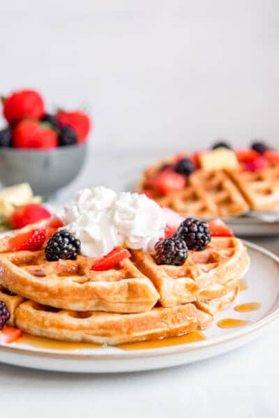 Belgian Waffles Recipe - The Cookie Rookie®