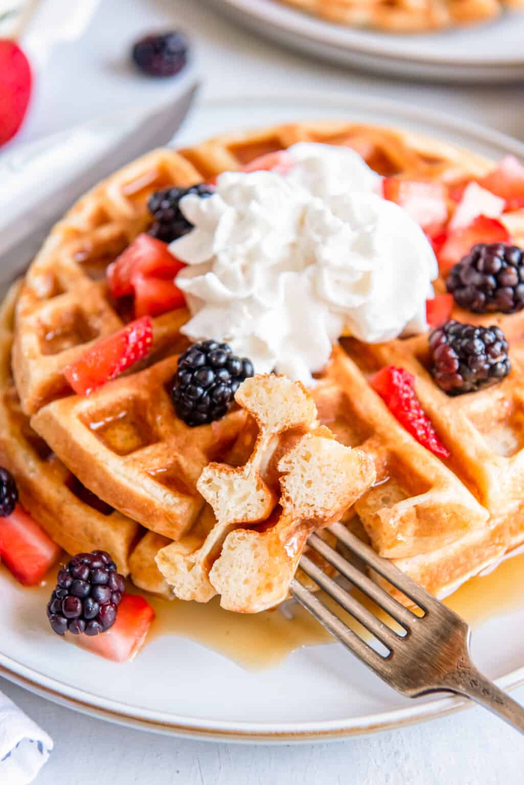 Belgian Waffles Recipe The Cookie Rookie®