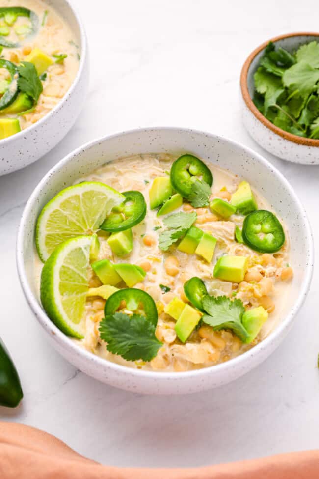 Instant Pot White Chicken Chili Recipe - The Cookie Rookie®