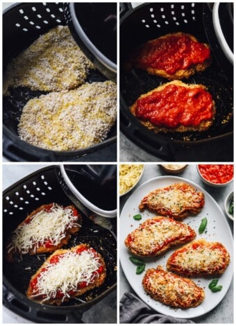 Air Fryer Chicken Parmesan Recipe - The Cookie Rookie®