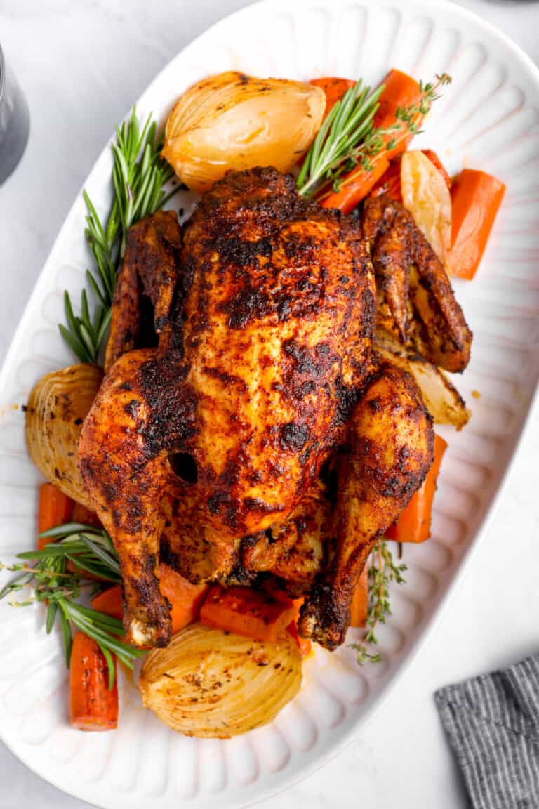 Crockpot Whole Chicken Recipe - The Cookie Rookie®