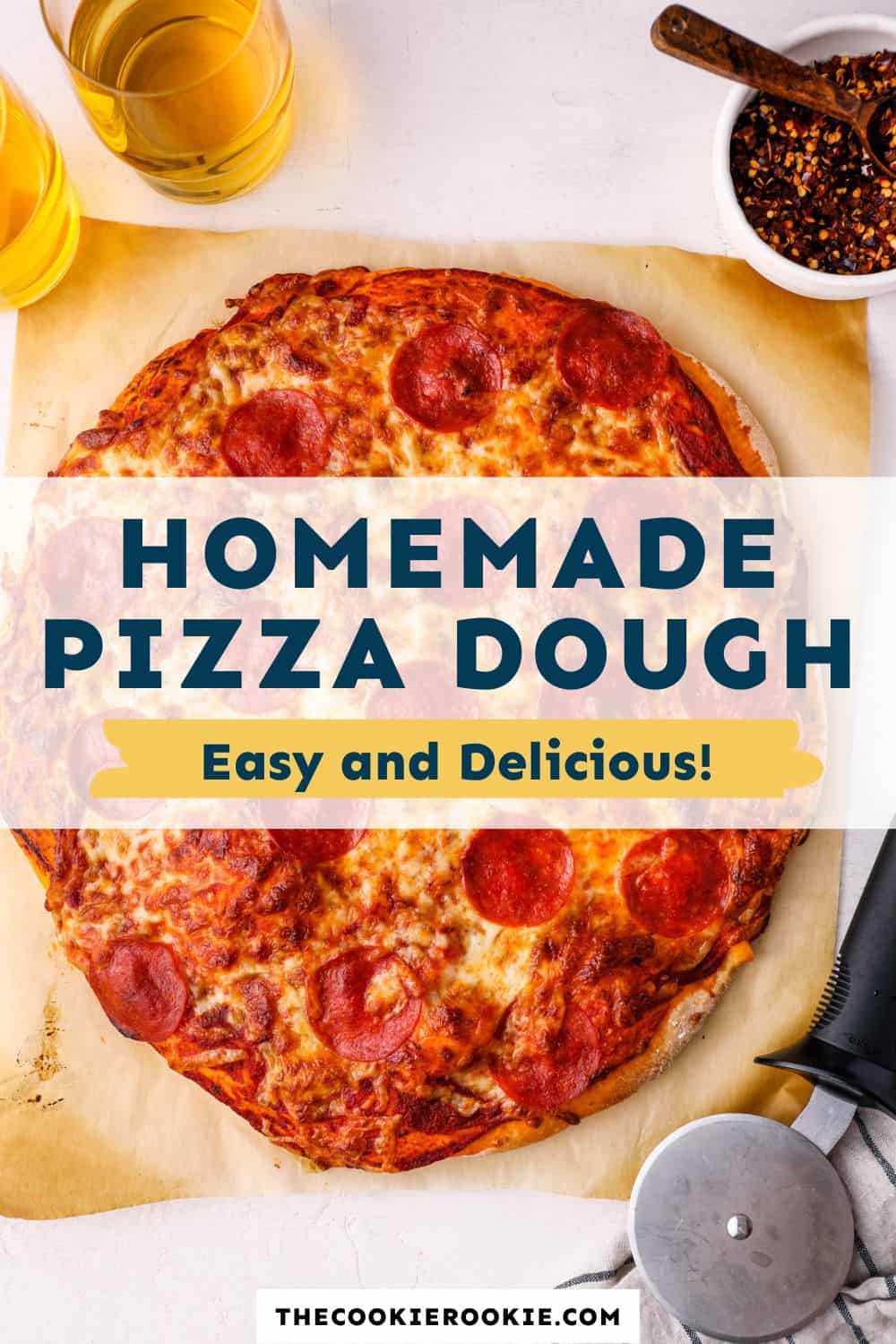 Homemade Pizza Dough Recipe - The Cookie Rookie®