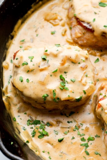 Smothered Pork Chops Recipe - The Cookie Rookie®