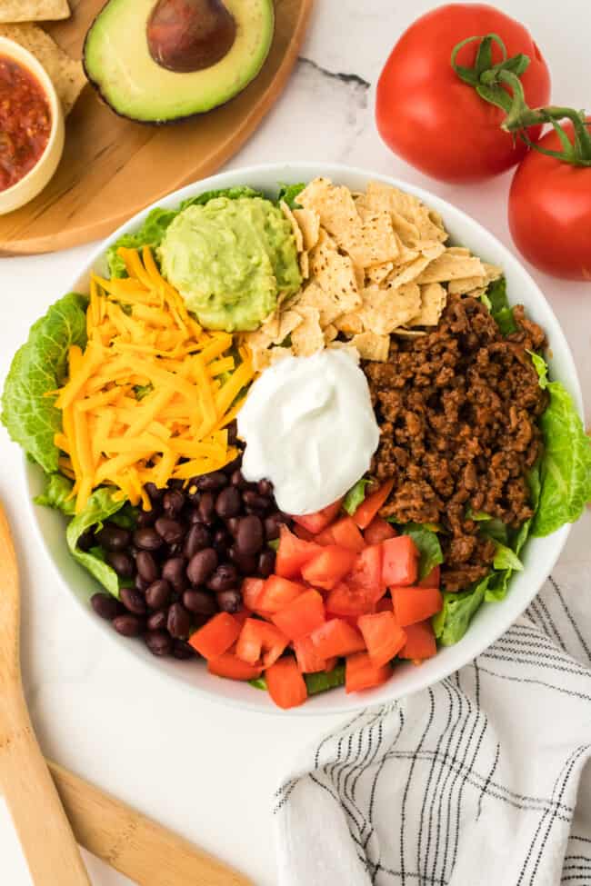 Taco Salad Recipe - The Cookie Rookie®