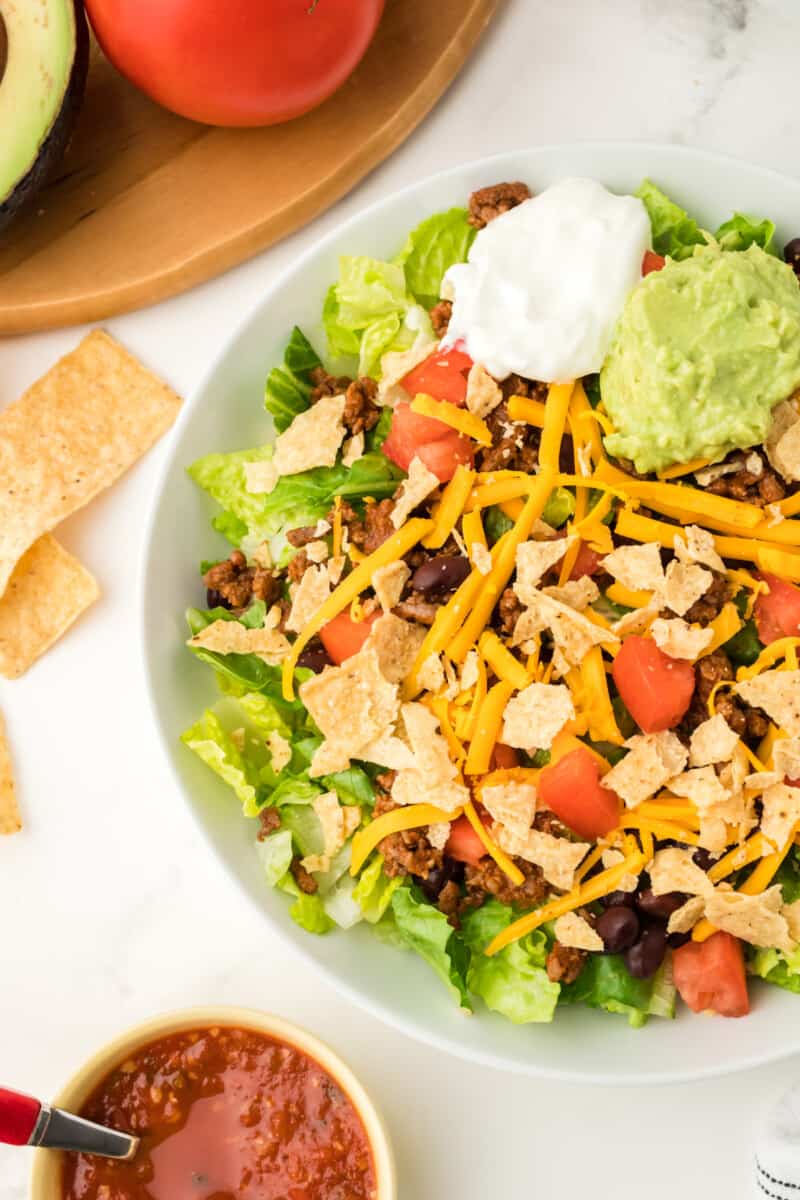 Taco Salad Recipe - The Cookie Rookie®