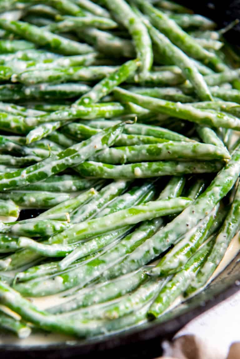 Creamed Green Beans Recipe - The Cookie Rookie®