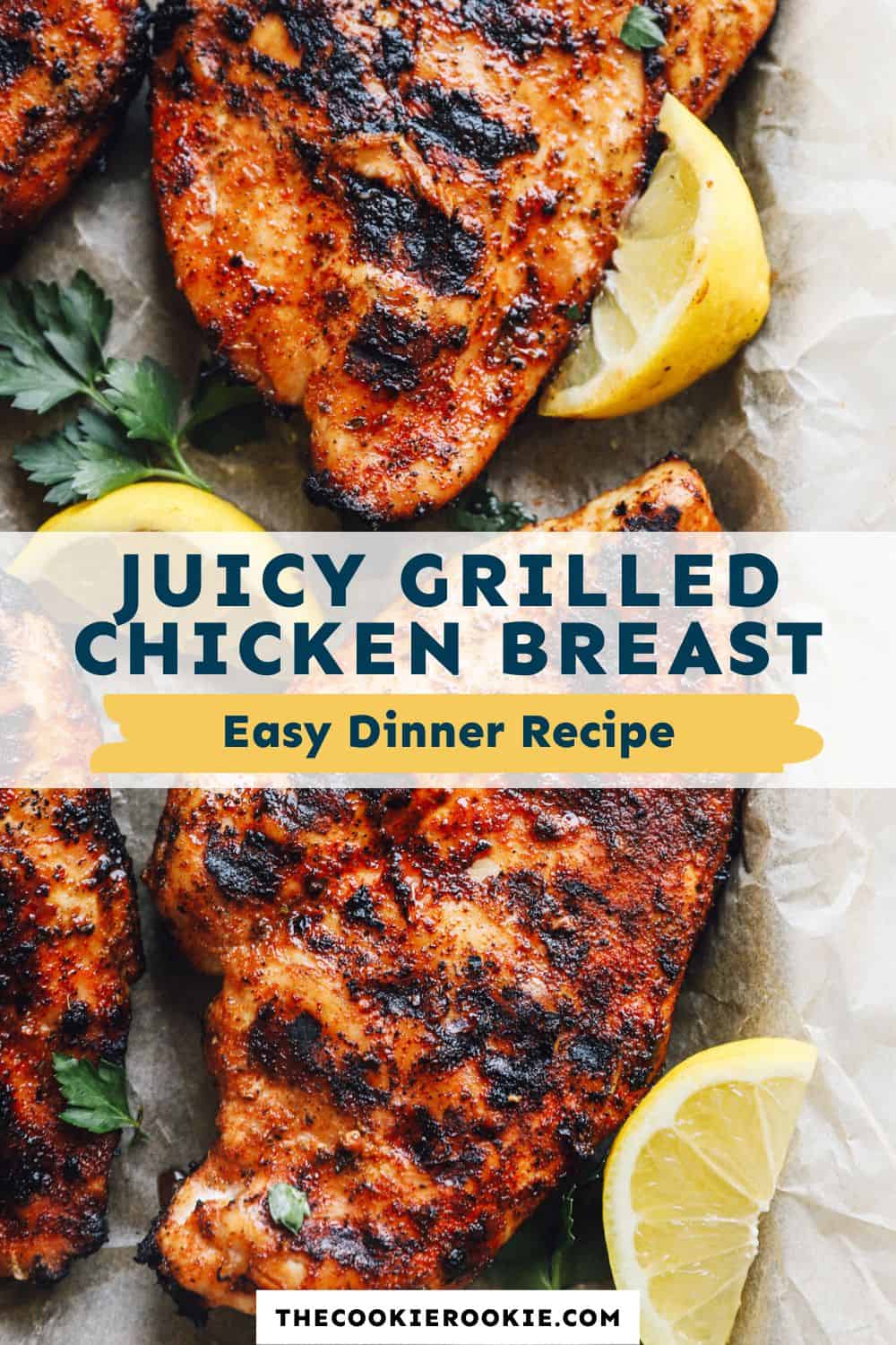 Grilled Chicken Breast - The Cookie Rookie®