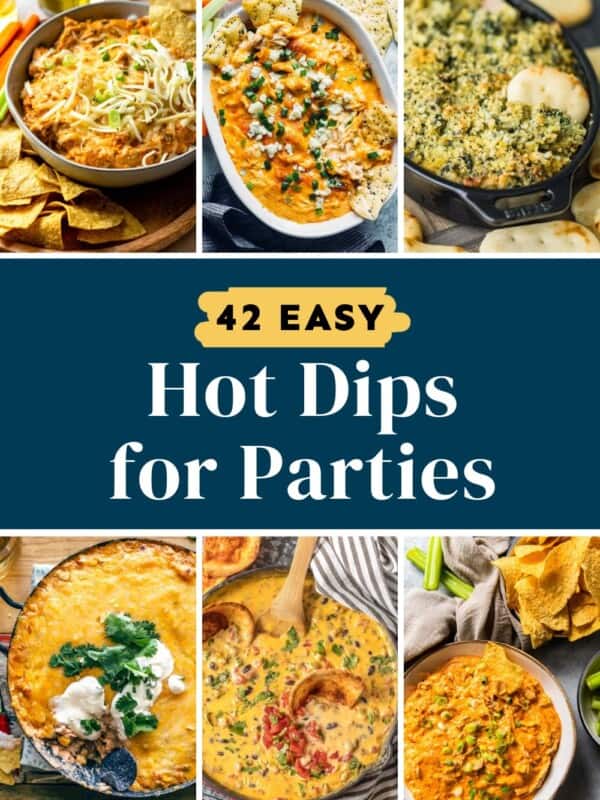 42 easy hot dips for parties Pinterest