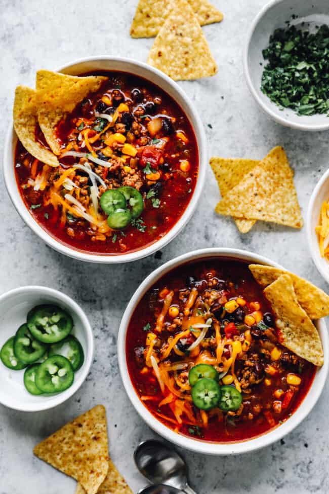 Crockpot Taco Soup - The Cookie Rookie®