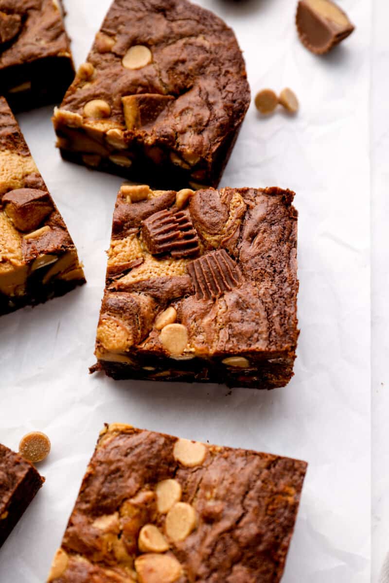 Peanut Butter Brownies Recipe - The Cookie Rookie®