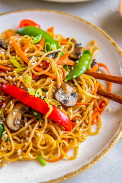 Vegetable Lo Mein Recipe - The Cookie Rookie®