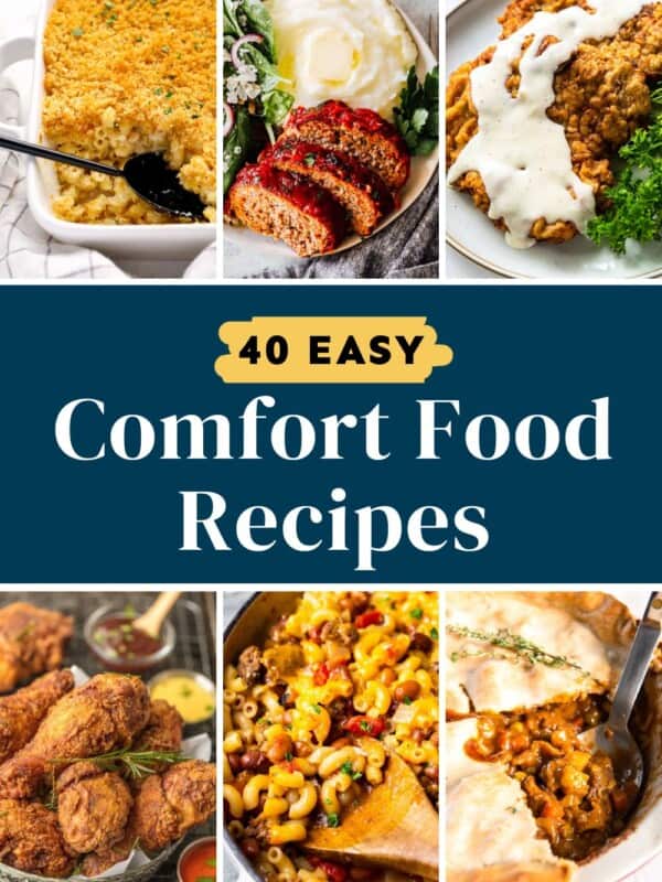 40 easy comfort food recipes Pinterest