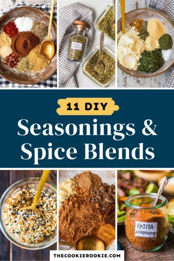 11 Homemade Seasonings & Spice Blends - The Cookie Rookie®