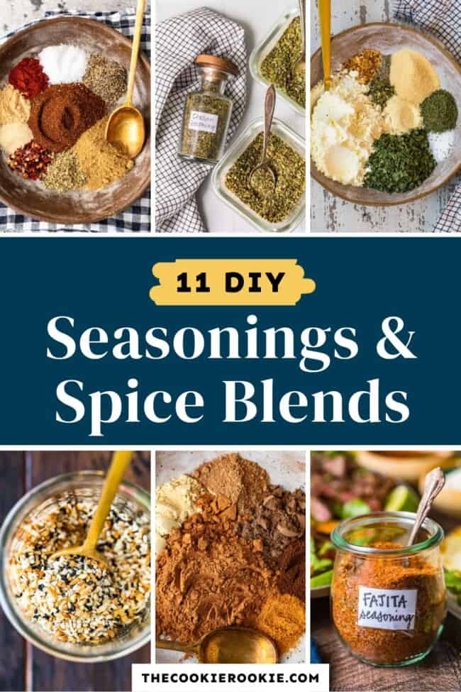 11 Homemade Seasonings And Spice Blends The Cookie Rookie®