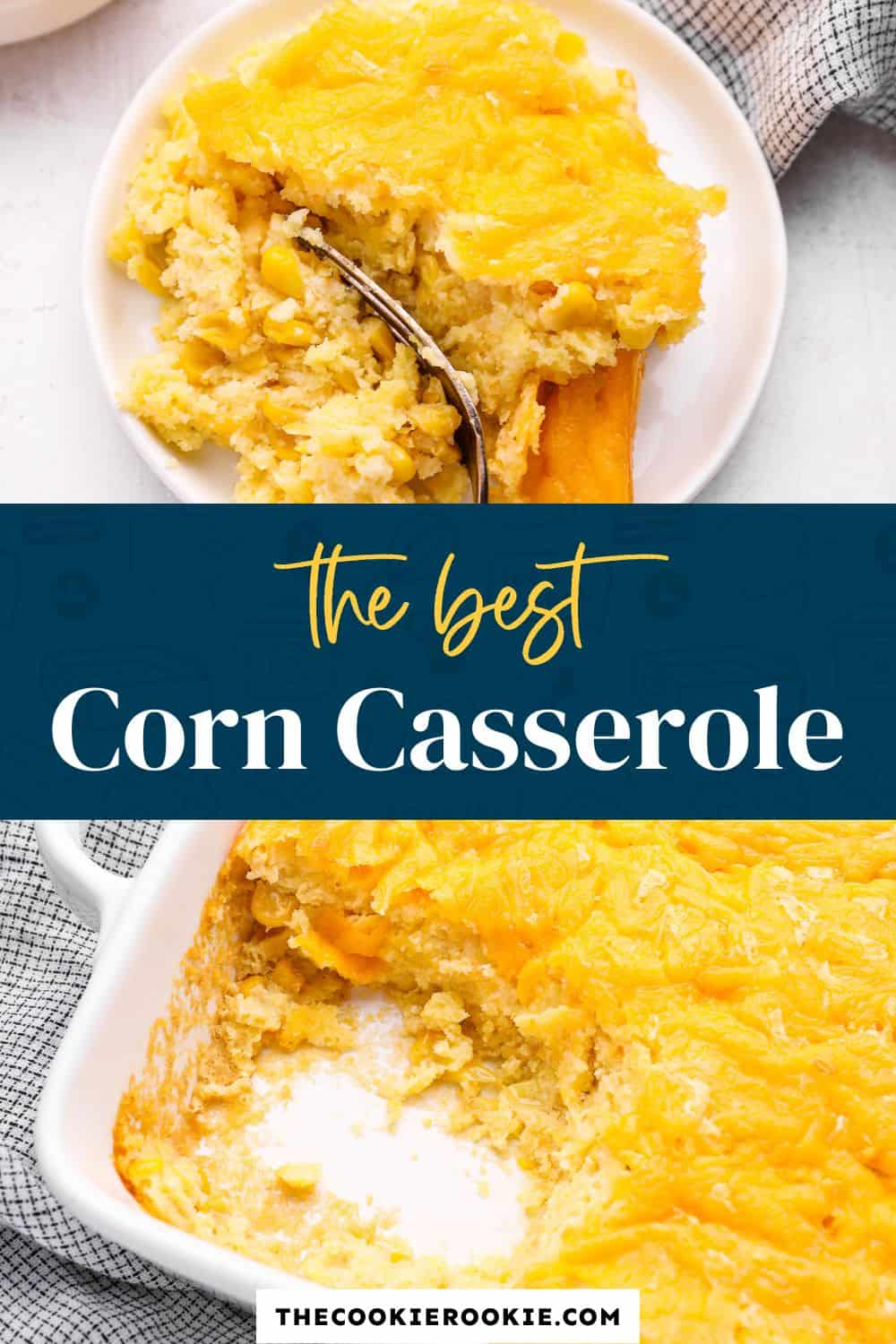 Corn Casserole Recipe - The Cookie Rookie®