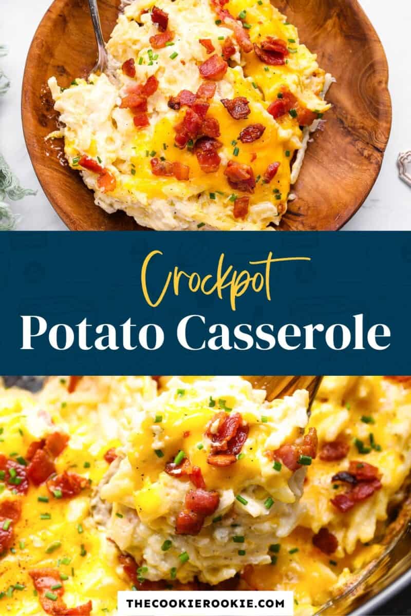 Crockpot Potato Casserole Recipe - The Cookie Rookie®