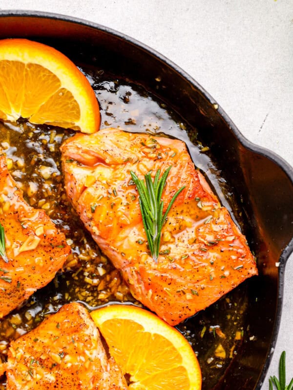 orange glazed salmon