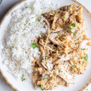 featured crockpot chicken and stuffing.