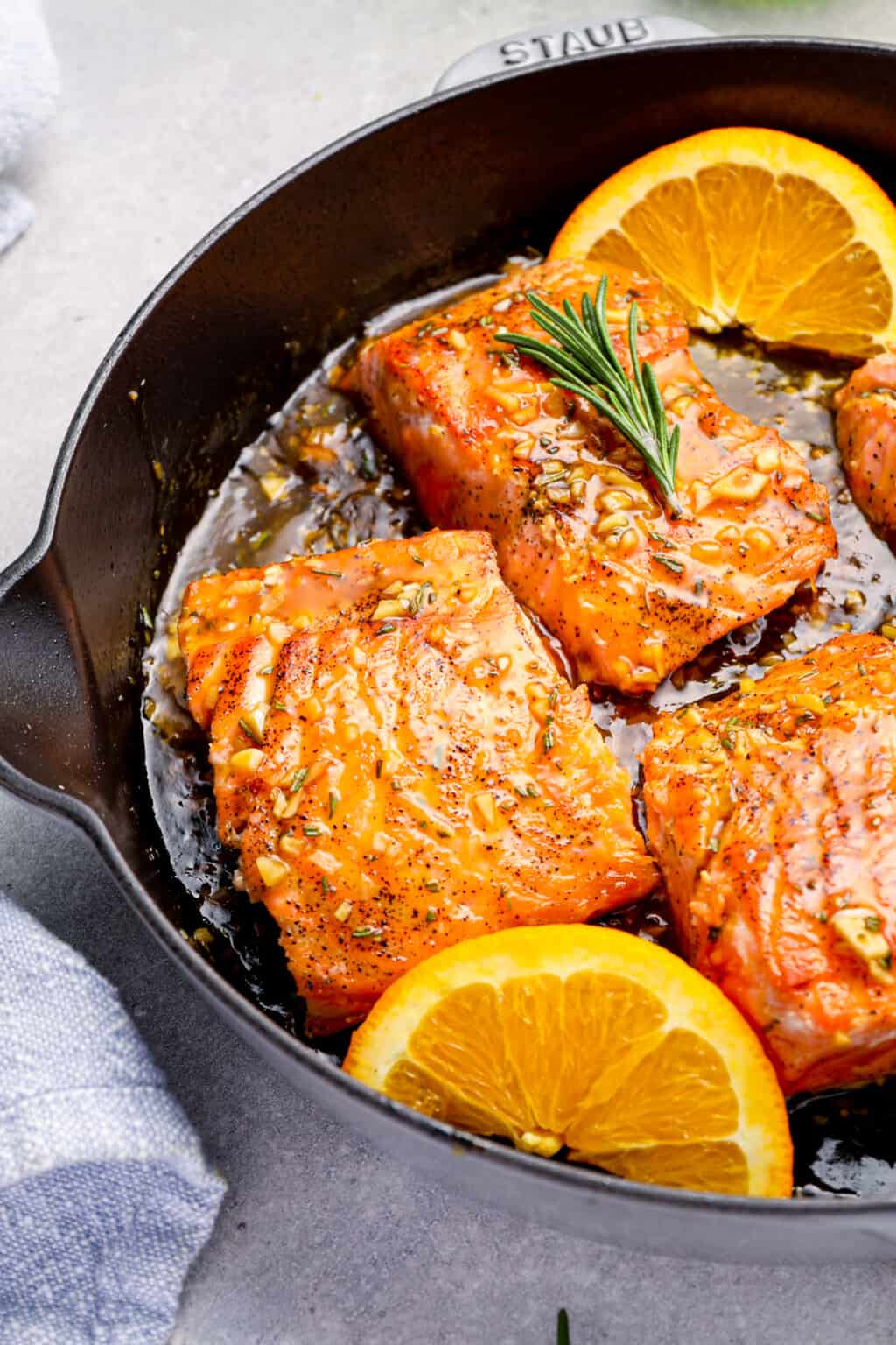 Orange Glazed Salmon Recipe - The Cookie Rookie®