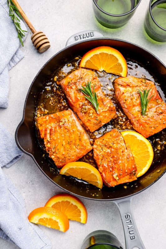 Orange Glazed Salmon Recipe - The Cookie Rookie®