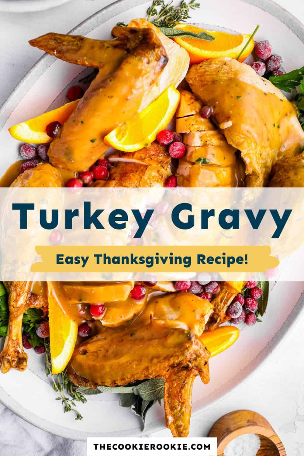 Turkey Gravy Recipe - The Cookie Rookie®