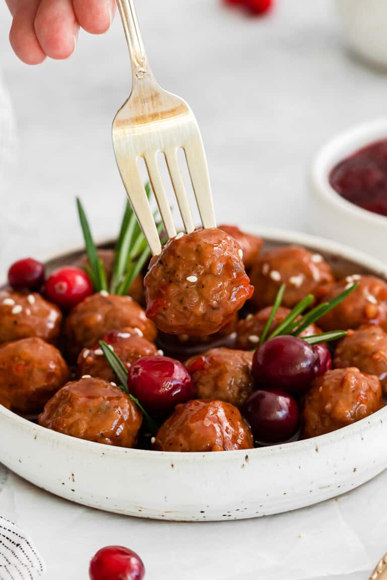 Cranberry Meatballs Crockpot Recipe The Cookie Rookie