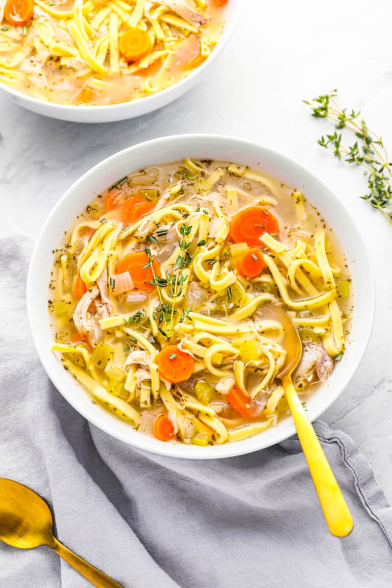 Crockpot Turkey Noodle Soup Recipe - The Cookie Rookie®