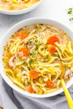 Crockpot Turkey Noodle Soup Recipe - The Cookie Rookie®