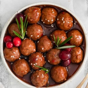 Cranberry Meatballs  Crockpot Recipe  - 63