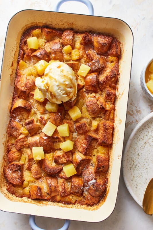 Pineapple Bread Pudding Recipe The Cookie Rookie® 0959