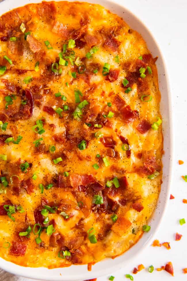 Twice Baked Potato Casserole Recipe - The Cookie Rookie®