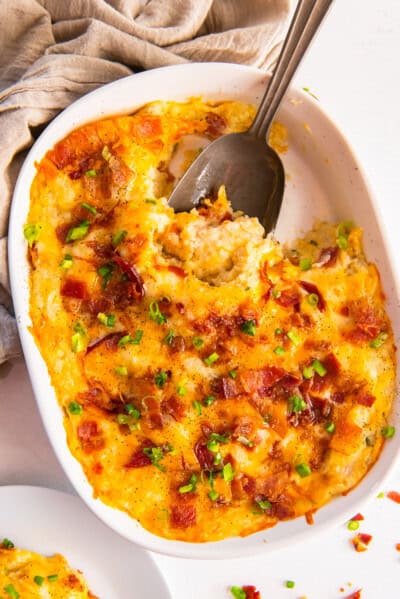 Twice Baked Potato Casserole Recipe - The Cookie Rookie®