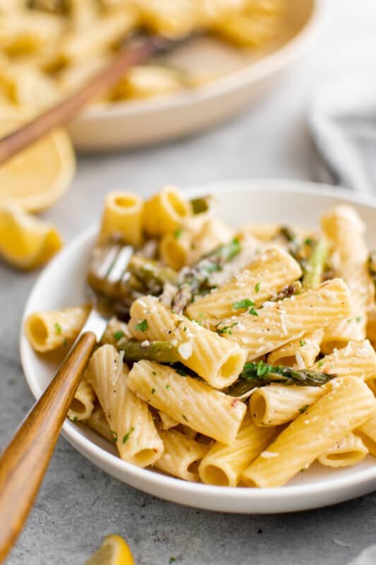 Lemon Asparagus Pasta Recipe - The Cookie Rookie®