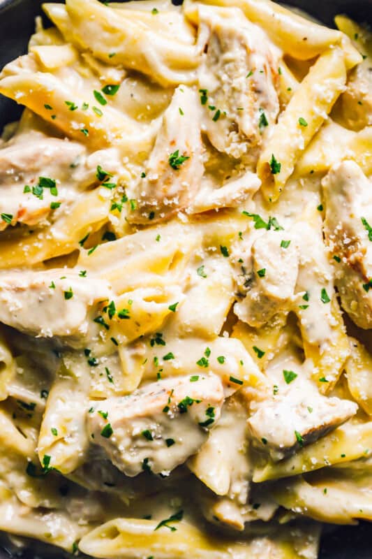 Crockpot Chicken Alfredo Recipe - The Cookie Rookie®