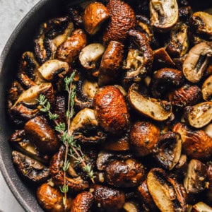 featured roasted mushrooms.