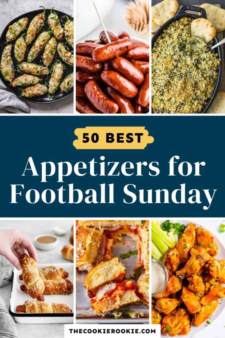 Football Sunday Appetizers
 50 Football Sunday Food Ideas The Cookie Rookie