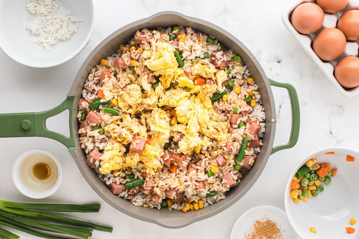 Ham Fried Rice · Easy Family Recipes