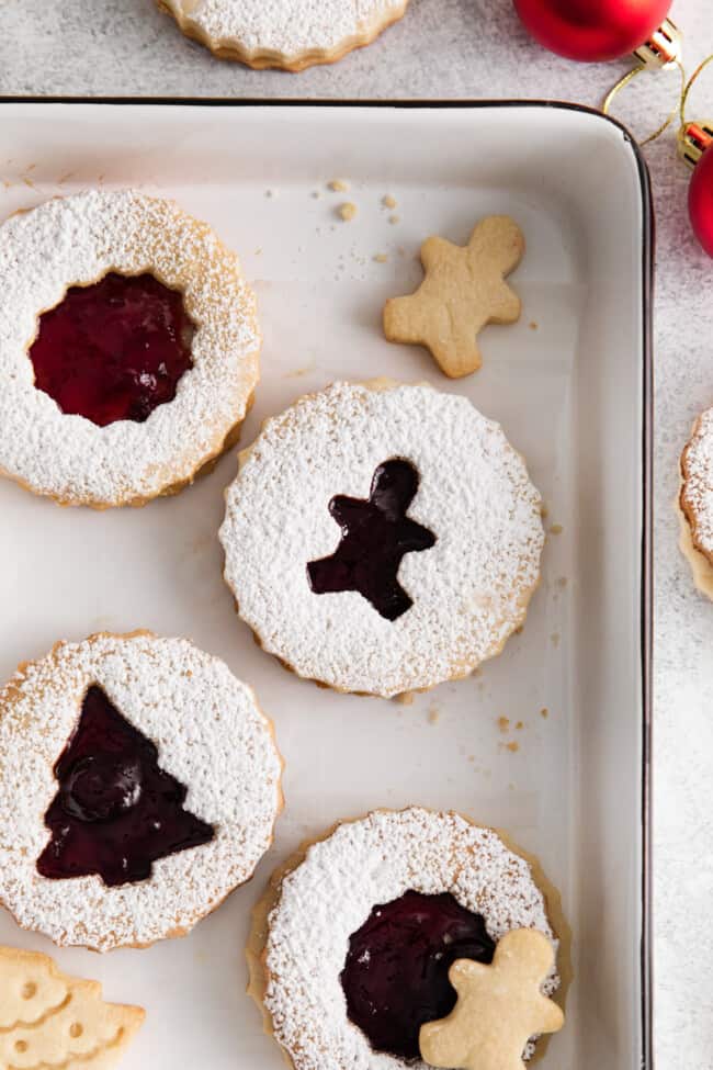 Linzer Cookies Recipe - The Cookie Rookie®