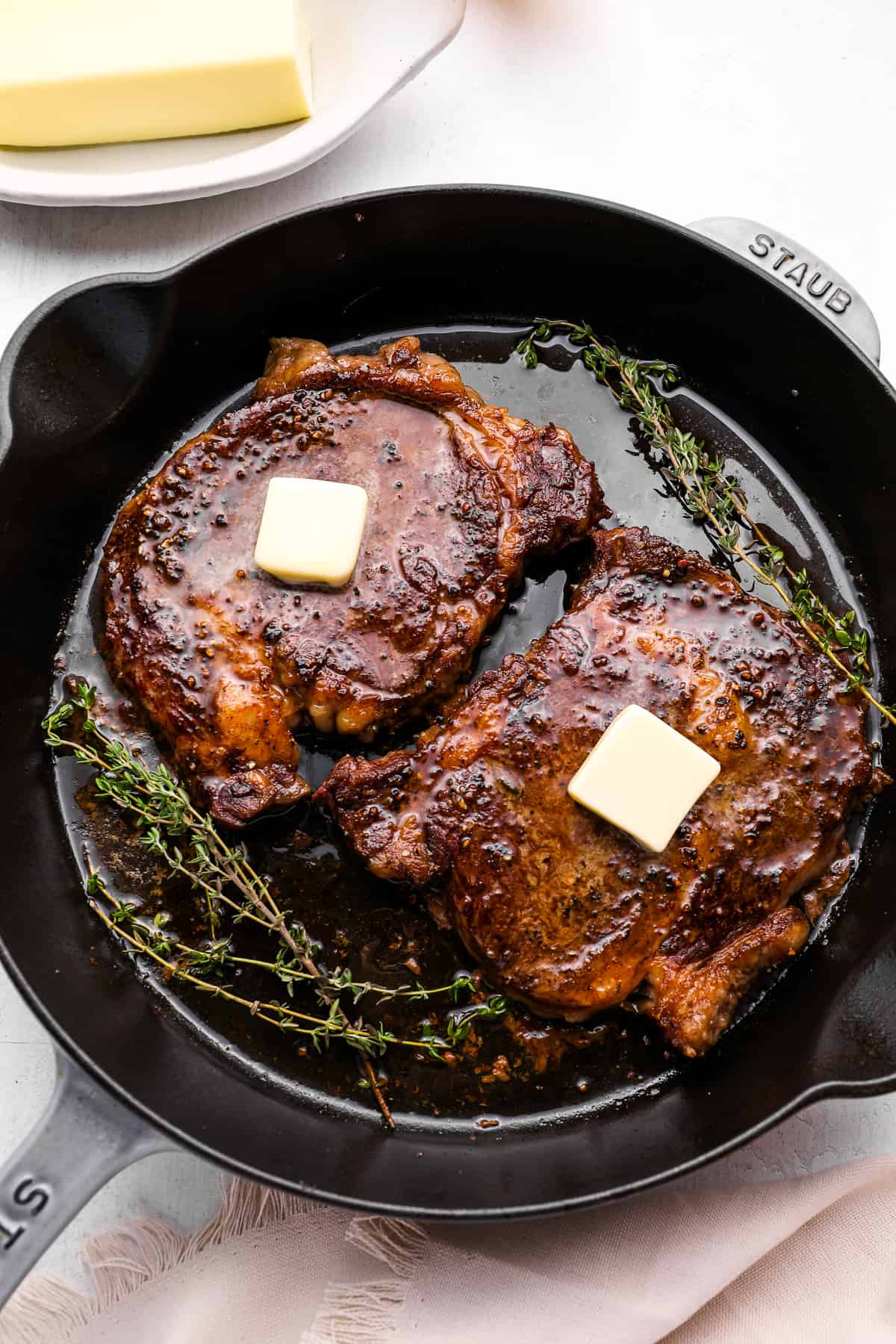 Cast Iron Pan-Seared Steak (Oven-Finished), Recipe