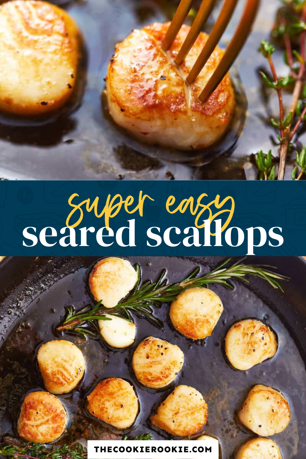 Seared Scallops (How To Sear Scallops) Recipe - The Cookie Rookie®