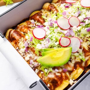 featured chicken enchiladas.