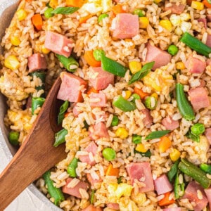 featured ham fried rice.