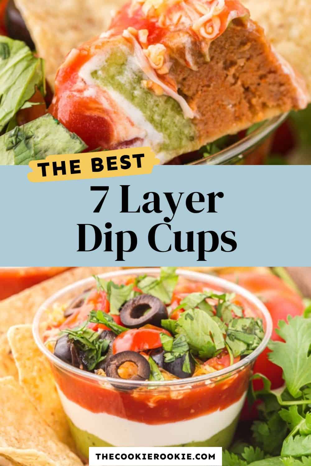 7 Layer Dip Cups Recipe - The Cookie Rookie®