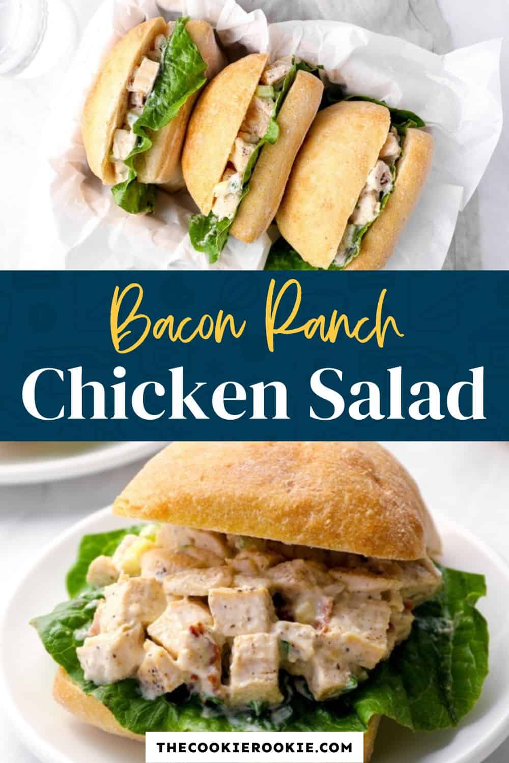 Bacon Ranch Chicken Salad - The Cookie Rookie®